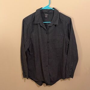 Gray Button-Up Shirt